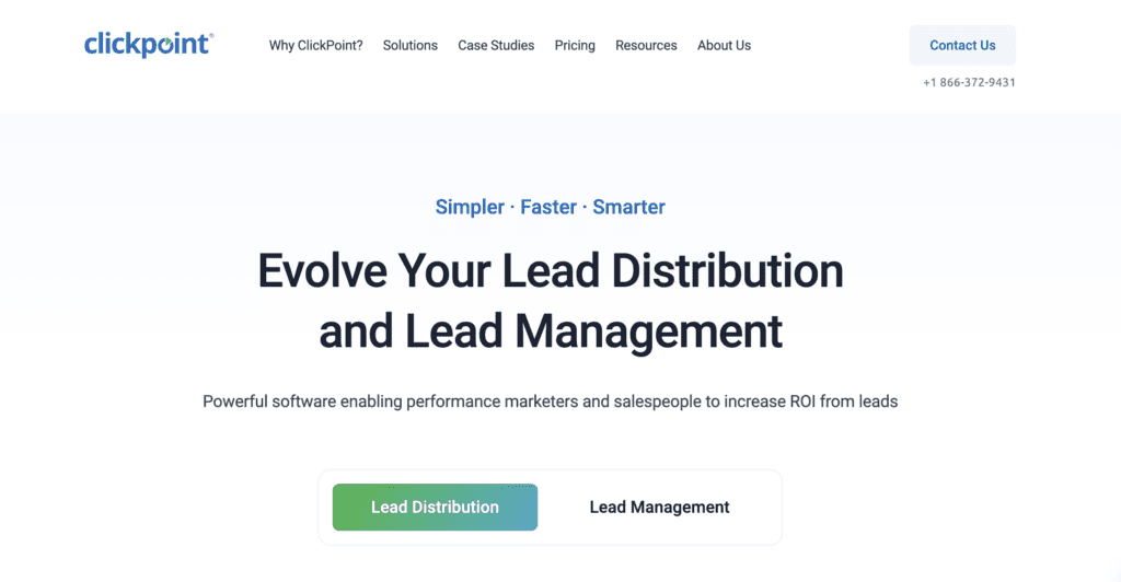 best lead distribution software click point ben j owen